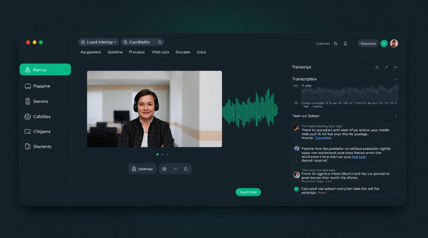 Mockvia dashboard preview showing a live interview session